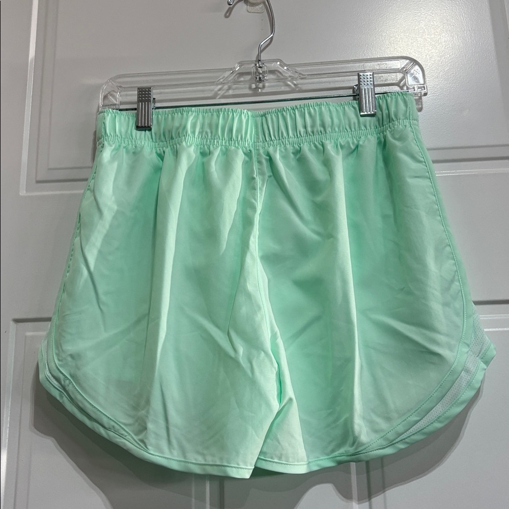 Nike Dri-FIT Running mid rise,3” length,panty lined,drawstring,elastic,mesh side - Picture 2 of 6